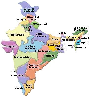 India Map, map of india